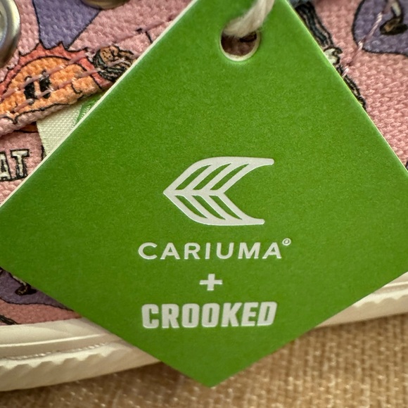 NWT! Cariuma Crooked Media Lovett or Leave It Low Sneaker, sz 7.5 - Picture 9 of 11